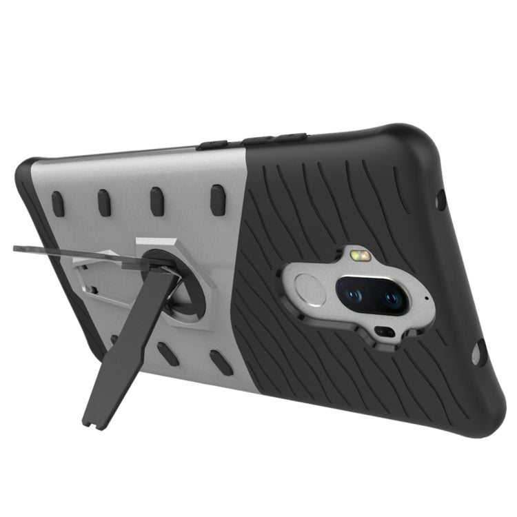 For Huawei  Mate 9 Shock-Resistant 360 Degree Spin Sniper Hybrid Case TPU + PC Combination Case with Holder