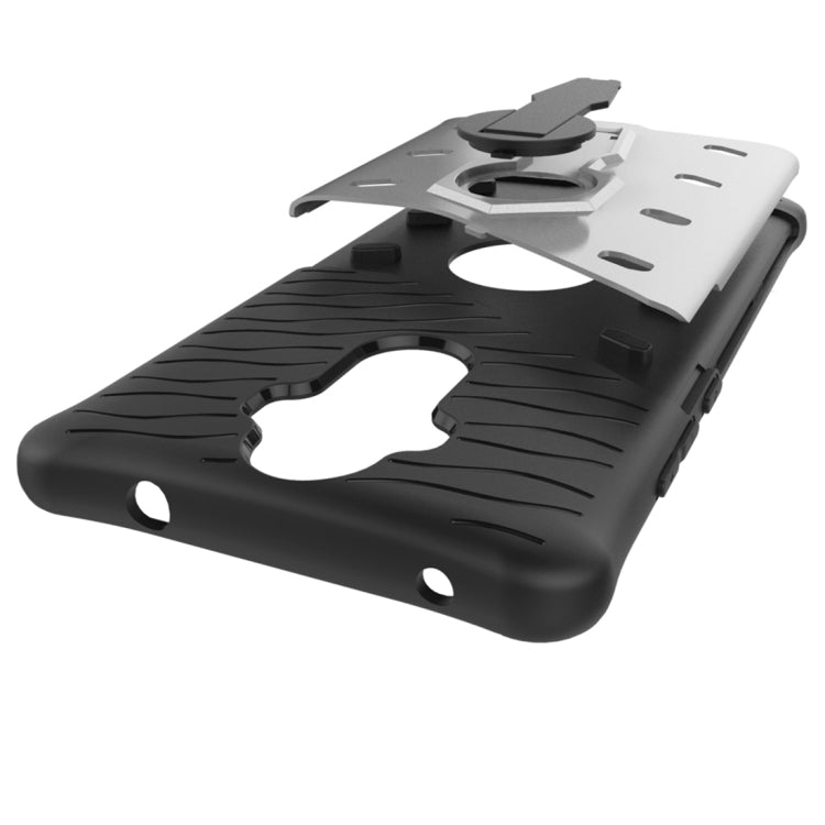 For Huawei  Mate 9 Shock-Resistant 360 Degree Spin Sniper Hybrid Case TPU + PC Combination Case with Holder
