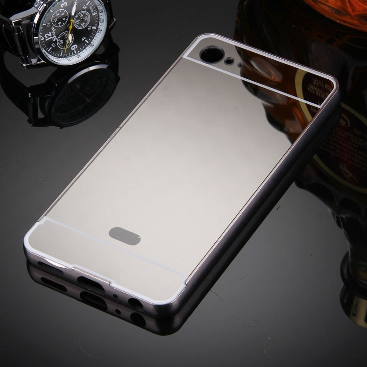 For Lenovo ZUK Z2 Electroplating Mirror PC Protective Case Back Shell Cover + Tempered Glass Film Screen Protector