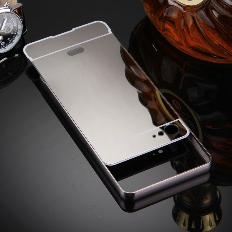 For Lenovo ZUK Z2 Electroplating Mirror PC Protective Case Back Shell Cover + Tempered Glass Film Screen Protector