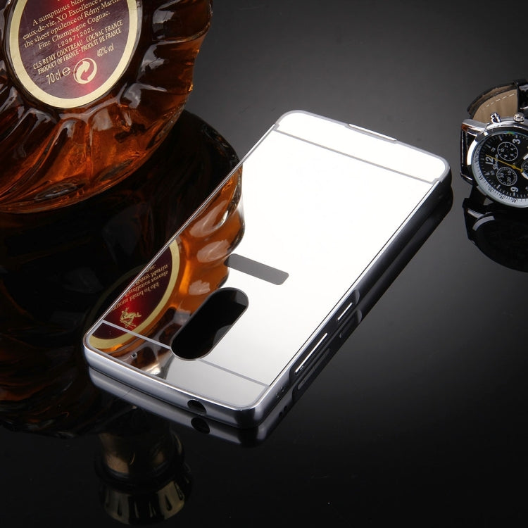 For Lenovo Lemon X3 C50 Electroplating Mirror PC Protective Case Back Shell Cover + Tempered Glass Film Screen Protector