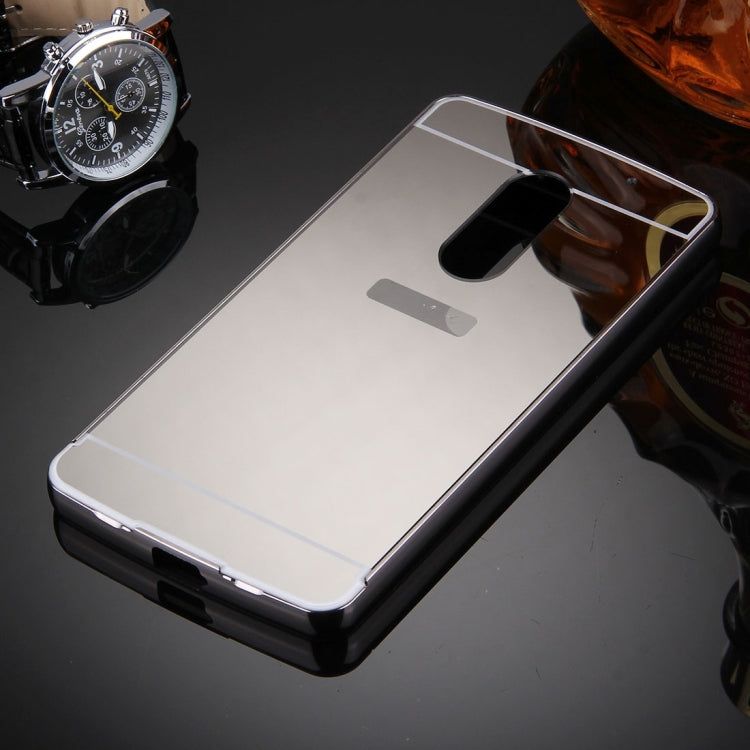 For Lenovo Lemon X3 C50 Electroplating Mirror PC Protective Case Back Shell Cover + Tempered Glass Film Screen Protector