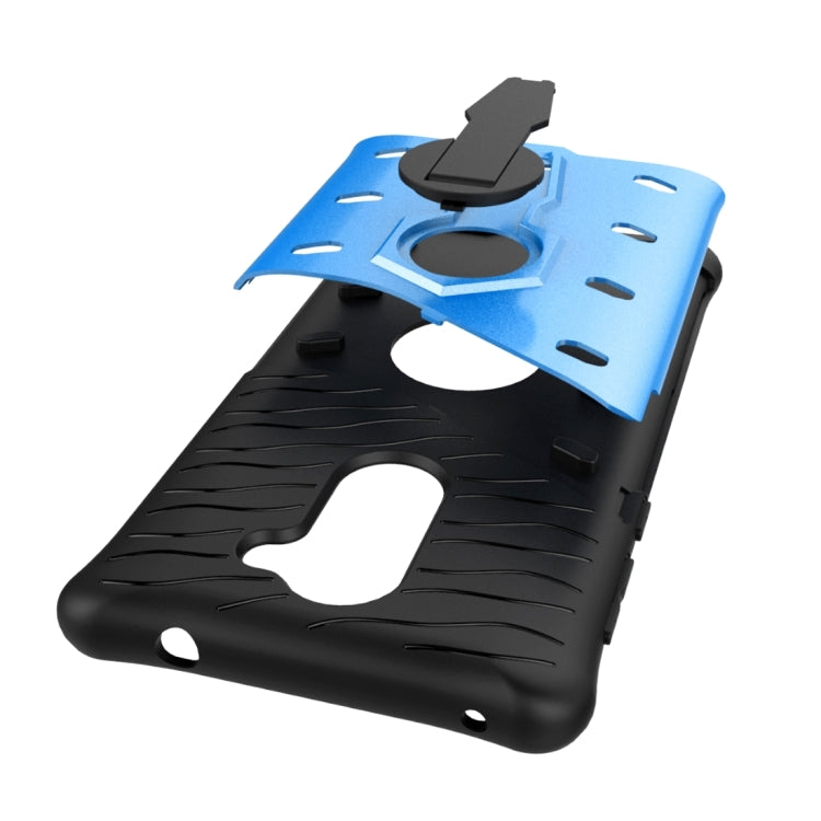 For Huawei  Honor 6X Shock-Resistant 360 Degree Spin Sniper Hybrid Case TPU + PC Combination Case with Holder