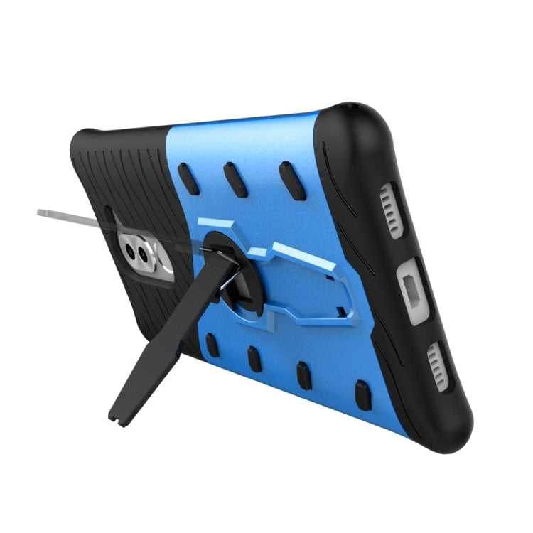 For Huawei  Honor 6X Shock-Resistant 360 Degree Spin Sniper Hybrid Case TPU + PC Combination Case with Holder