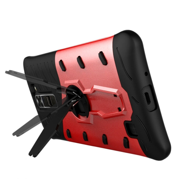 For LG K8 US Version Shock-Resistant 360 Degree Spin Sniper Hybrid Case TPU + PC Combination Case with Holder