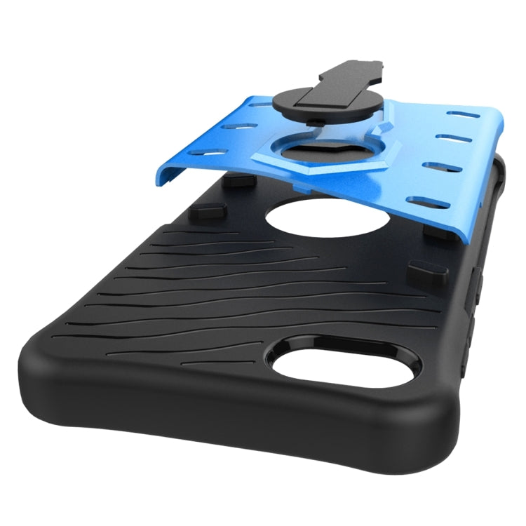 For Lenovo ZUK Z2 Plus Shock-Resistant 360 Degree Spin Sniper Hybrid Case TPU + PC Combination Case with Holder