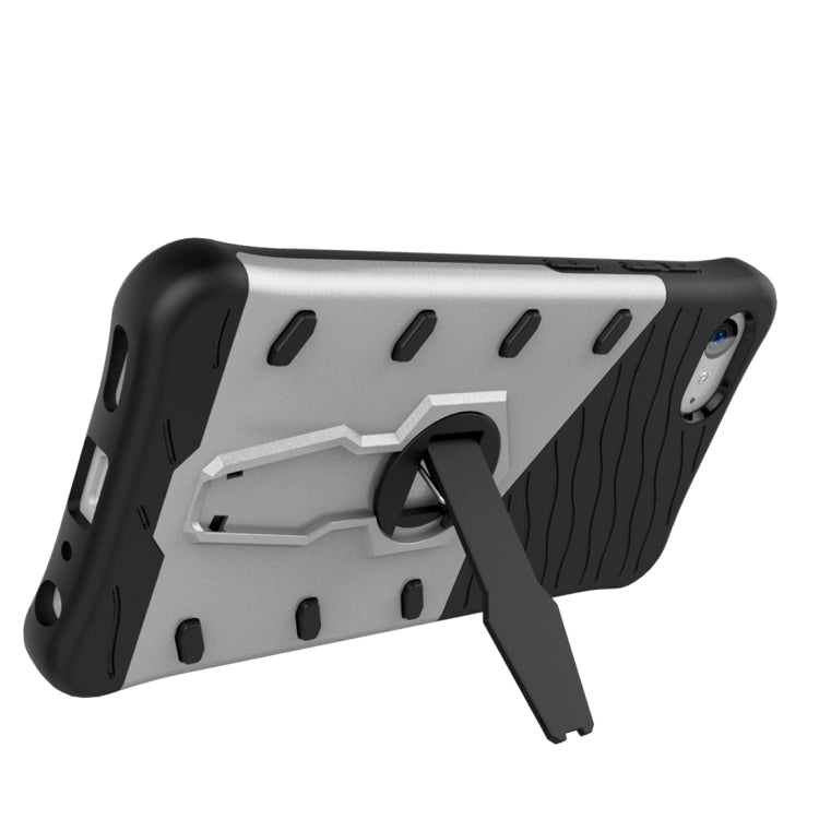 For Lenovo ZUK Z2 Plus Shock-Resistant 360 Degree Spin Sniper Hybrid Case TPU + PC Combination Case with Holder