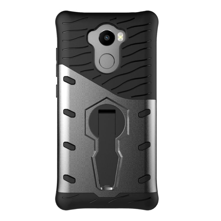 For Xiaomi  Redmi 4 & 4 Pro / Prime Shock-Resistant 360 Degree Spin Sniper Hybrid Case TPU + PC Combination Case with Holder