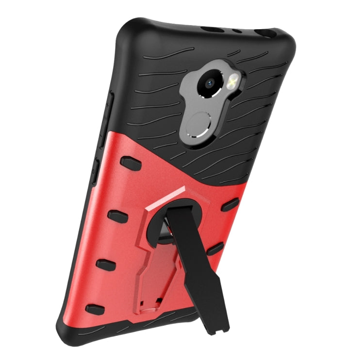 For Xiaomi  Redmi 4 & 4 Pro / Prime Shock-Resistant 360 Degree Spin Sniper Hybrid Case TPU + PC Combination Case with Holder