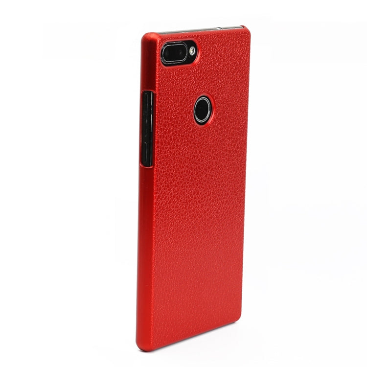 OCUBE for Vernee Mix 2 Litchi Texture Hard PC Protective Cover Back Case (Red)