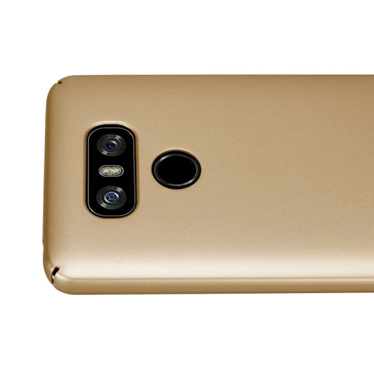 Lenuo for LG G6 PC Ultra-thin Edge Fully Wrapped Up Impact Protection Case(Gold)