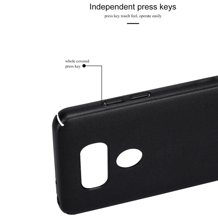 Lenuo for LG G6 PC Ultra-thin Edge Fully Wrapped Up Impact Protection Case(Gold)