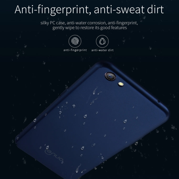 Lenuo for OPPO R9s PC Ultra-thin Impact Protection Case(Blue)