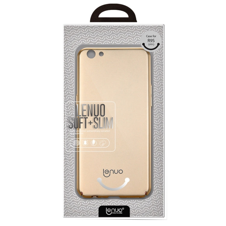 Lenuo for OPPO R9s PC Ultra-thin Impact Protection Case(Blue)