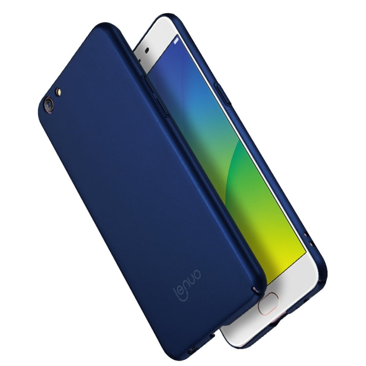 Lenuo for OPPO R9s PC Ultra-thin Impact Protection Case(Blue)