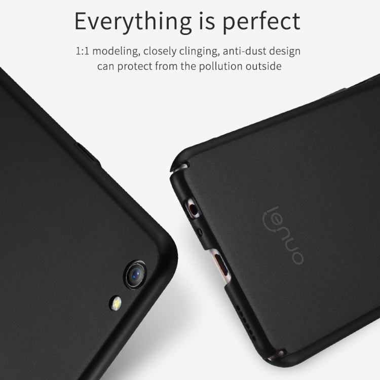 Lenuo for OPPO R9s PC Ultra-thin Impact Protection Case(Blue)