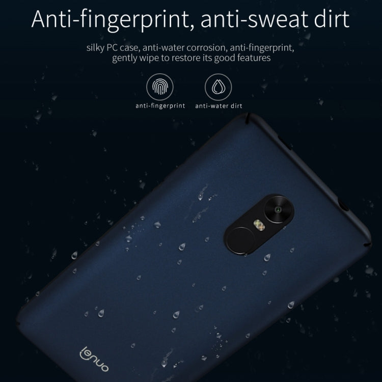 Lenuo for  Xiaomi Redmi Note 4X PC Ultra-thin Impact Protection Case(Black)