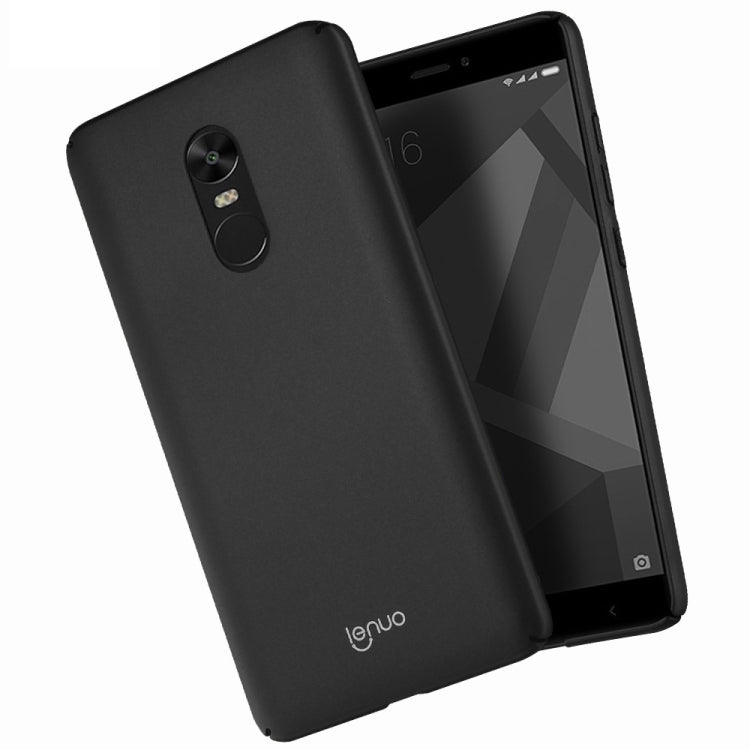 Lenuo for  Xiaomi Redmi Note 4X PC Ultra-thin Impact Protection Case(Black)