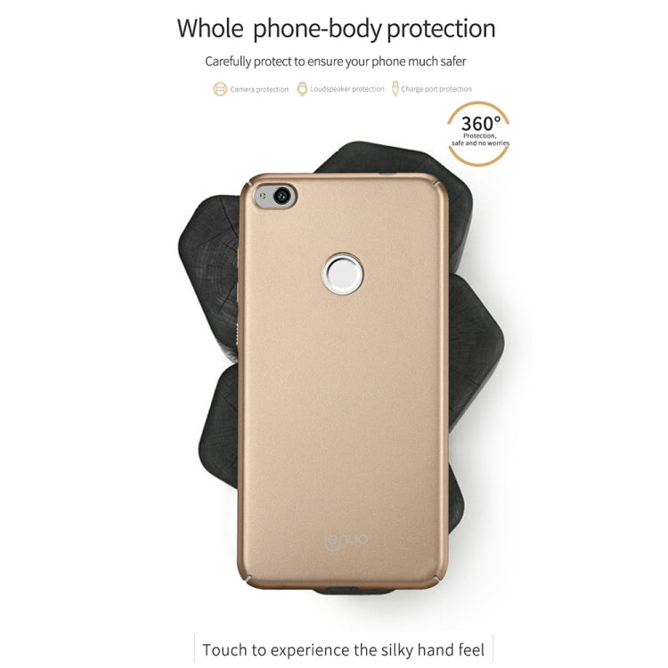 Lenuo for  Huawei P8 Lite 2017 PC Ultra-thin Impact Protection Case(Black)