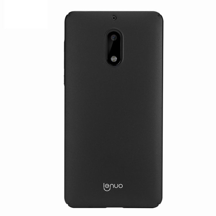 Lenuo for Nokia 6 PC Ultra-thin Impact Protection Case (Black)
