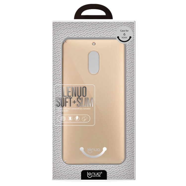 Lenuo for Nokia 6 PC Ultra-thin Impact Protection Case (Black)
