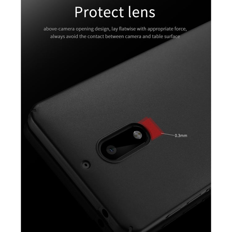 Lenuo for Nokia 6 PC Ultra-thin Impact Protection Case (Black)