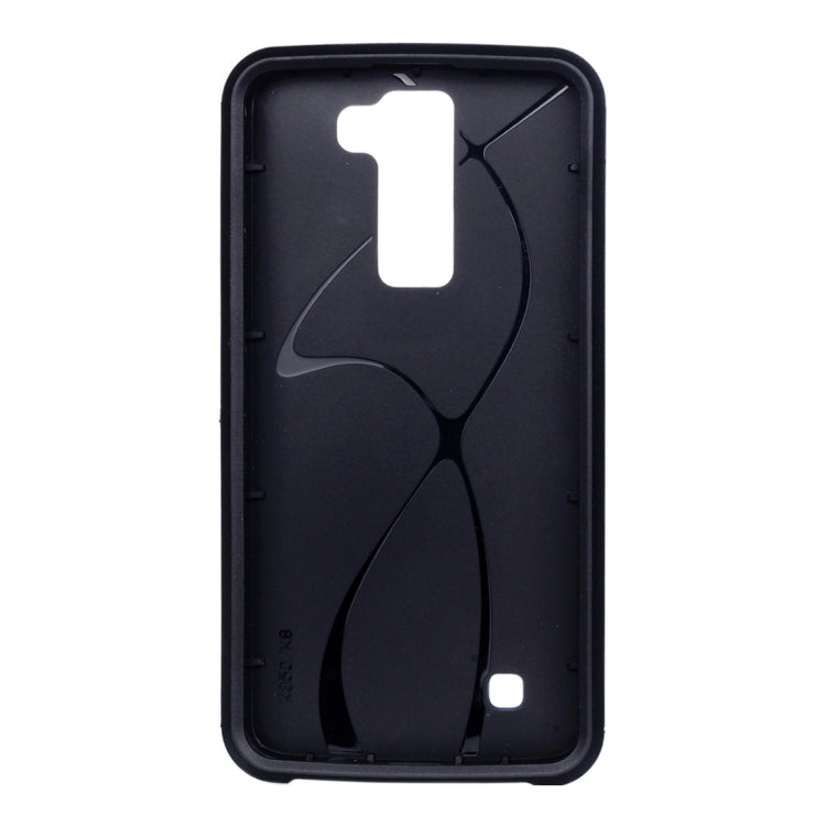 For LG K8 Corselet TPU + PC Combination Protective Case