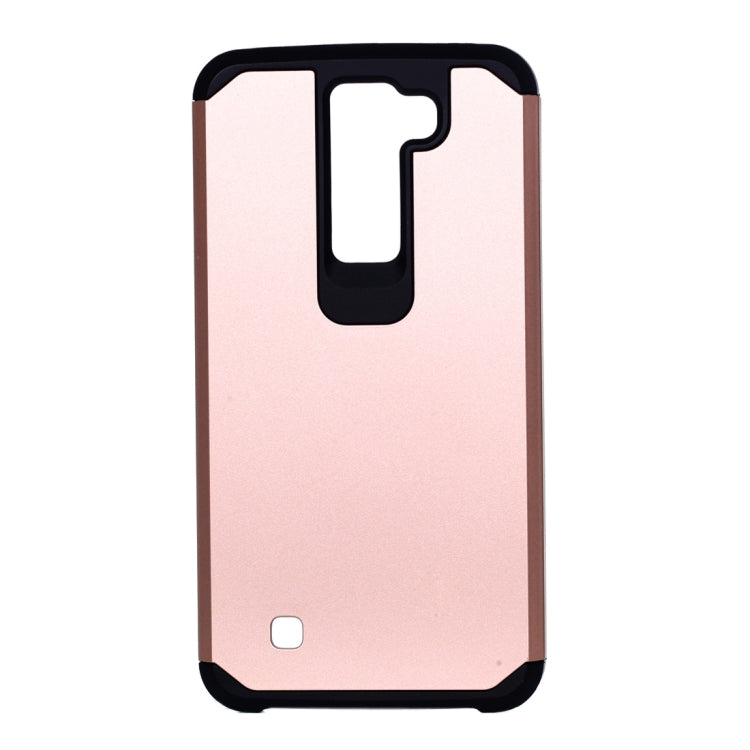 For LG K8 Corselet TPU + PC Combination Protective Case