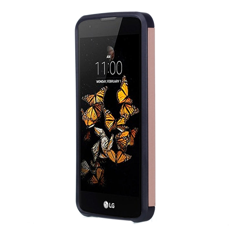 For LG K8 Corselet TPU + PC Combination Protective Case