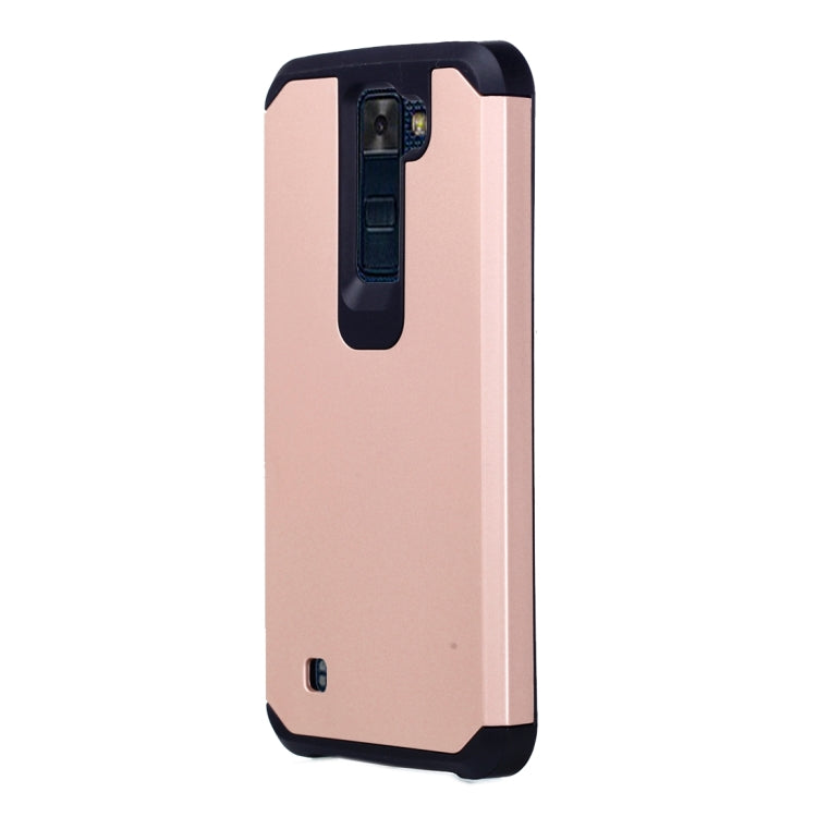 For LG K8 Corselet TPU + PC Combination Protective Case