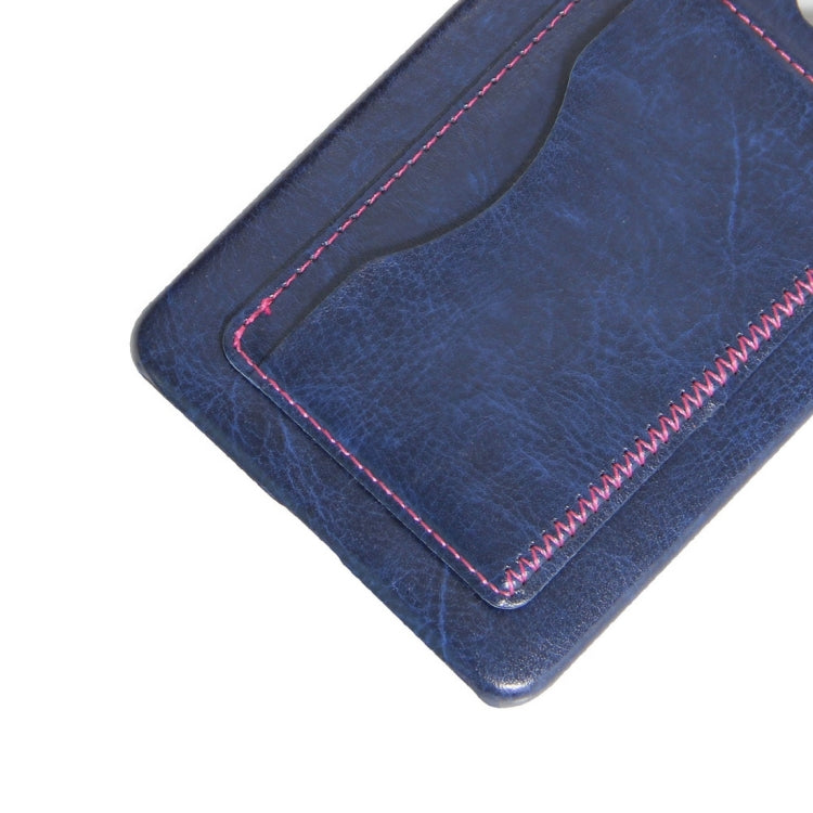 For Huawei  Mate 9 Crazy Horse Texture Solid Color Leather Surface PC Protective Case Back Cover with Holder & Card Slot