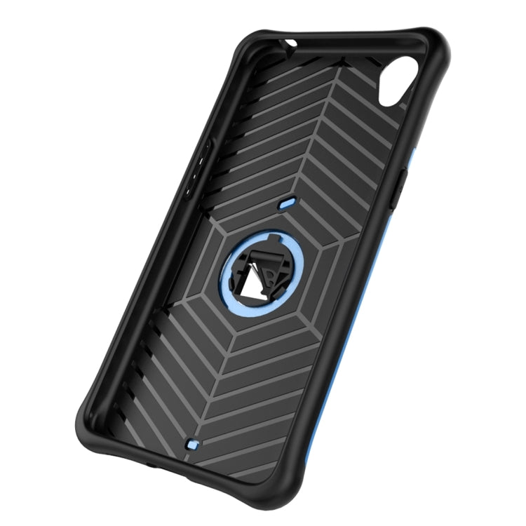 For OPPO  A37 / Neo 9 Shock-Resistant 360 Degree Spin Sniper Hybrid Case TPU + PC Combination Case with Holder
