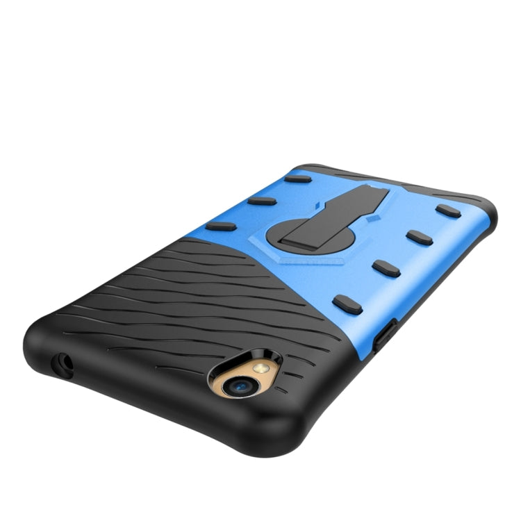 For OPPO  A37 / Neo 9 Shock-Resistant 360 Degree Spin Sniper Hybrid Case TPU + PC Combination Case with Holder