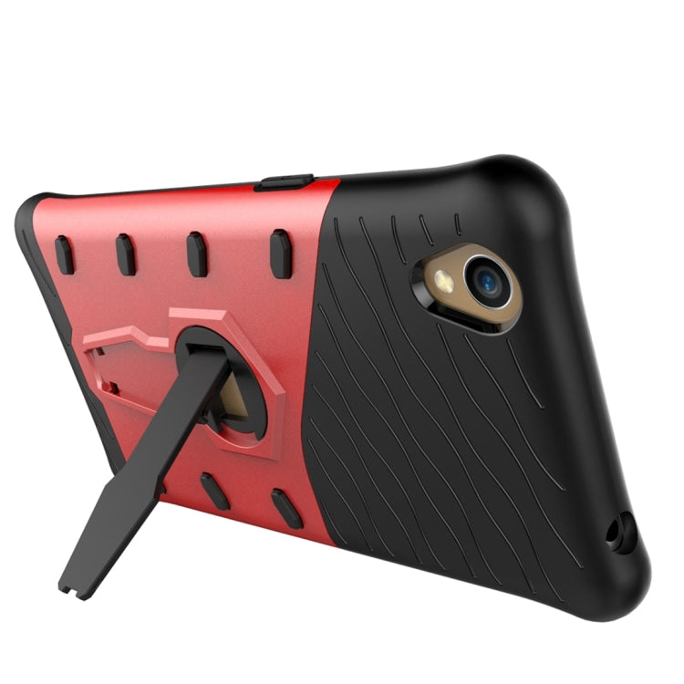 For OPPO  A37 / Neo 9 Shock-Resistant 360 Degree Spin Sniper Hybrid Case TPU + PC Combination Case with Holder