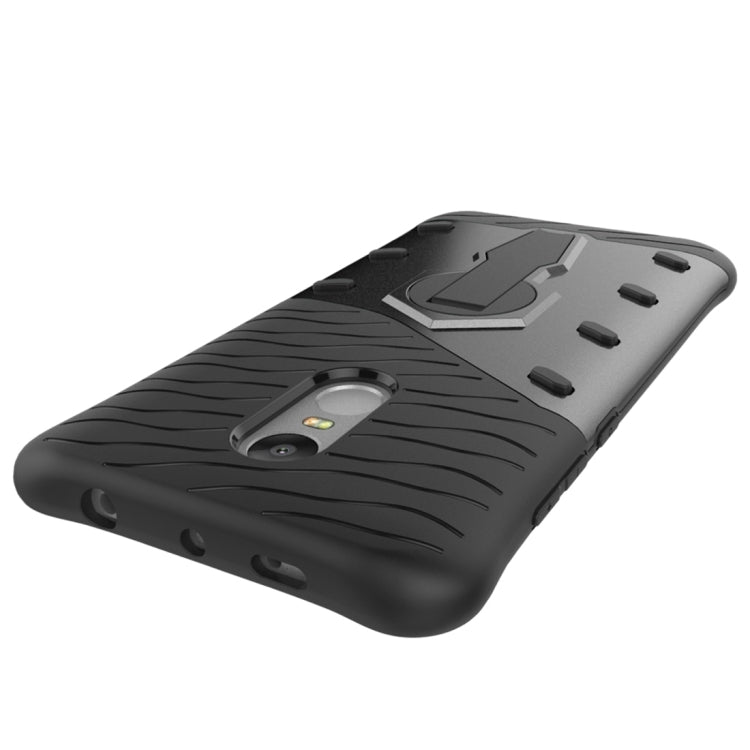 For Xiaomi  Redmi Note 4 / 4X Shock-Resistant 360 Degree Spin Sniper Hybrid Case TPU + PC Combination Case with Holder