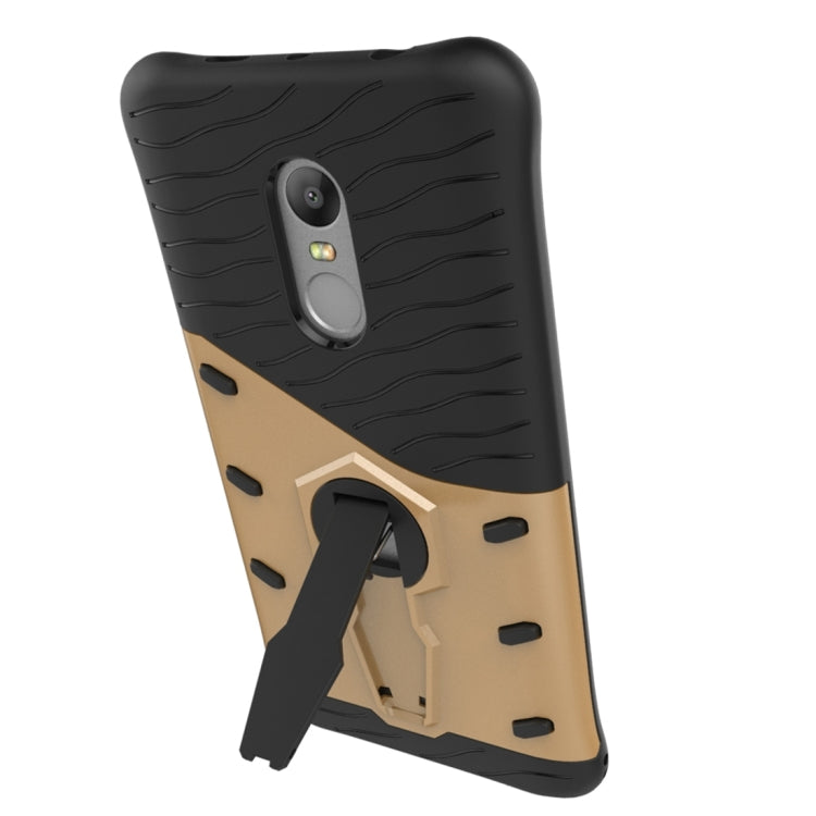 For Xiaomi  Redmi Note 4 / 4X Shock-Resistant 360 Degree Spin Sniper Hybrid Case TPU + PC Combination Case with Holder