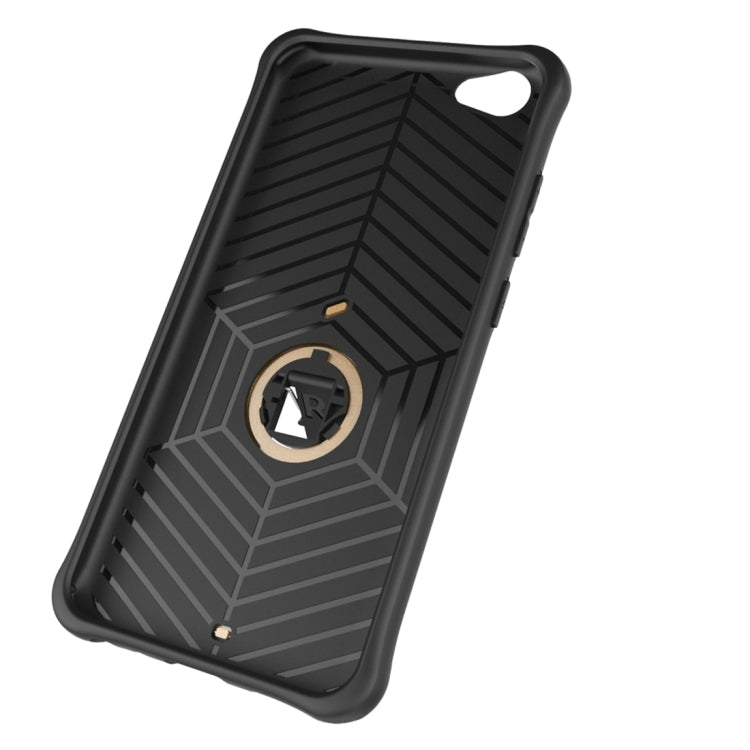 For Vivo  V5 Lite / Y66 Shock-Resistant 360 Degree Spin Sniper Hybrid Case TPU + PC Combination Case with Holder