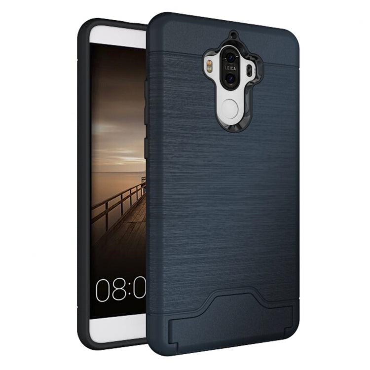 For Huawei  Mate 9 Brushed Texture Separable PC + TPU Protective Combination Back Case with Holder & Card Slot