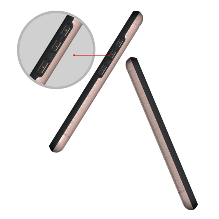 For ASUS ZenFone 3 / ZE552KL Brushed Texture Separable PC + TPU Protective Combination Back Case with Holder & Card Slot