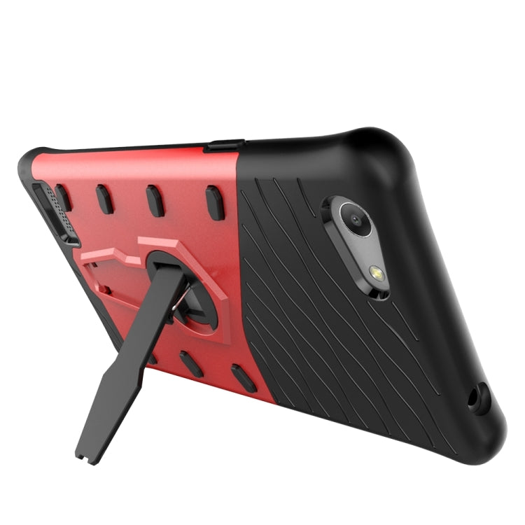 For OPPO  A33 / Neo 7 Shock-Resistant 360 Degree Spin Sniper Hybrid Case TPU + PC Combination Case with Holder