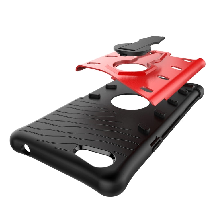 For OPPO  A33 / Neo 7 Shock-Resistant 360 Degree Spin Sniper Hybrid Case TPU + PC Combination Case with Holder