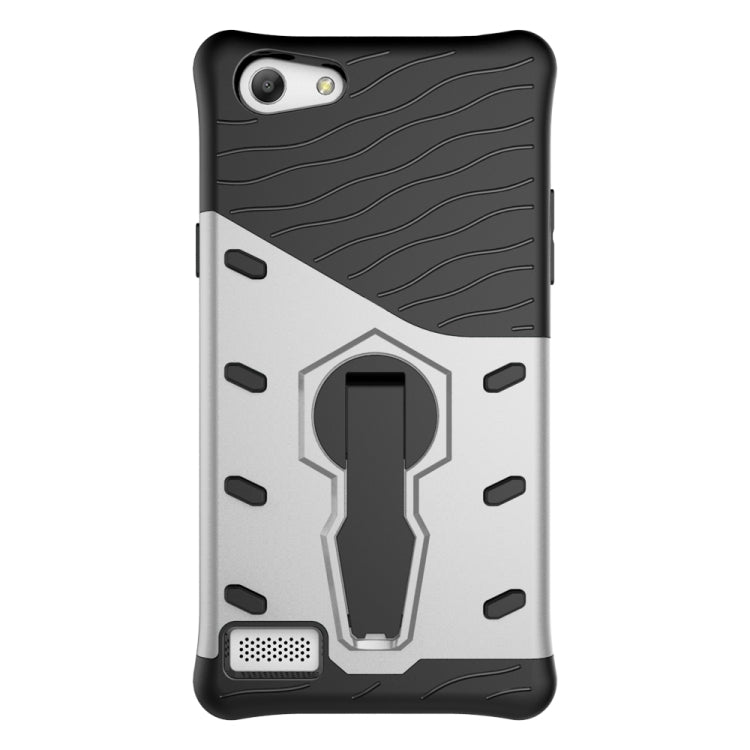 For OPPO  A33 / Neo 7 Shock-Resistant 360 Degree Spin Sniper Hybrid Case TPU + PC Combination Case with Holder
