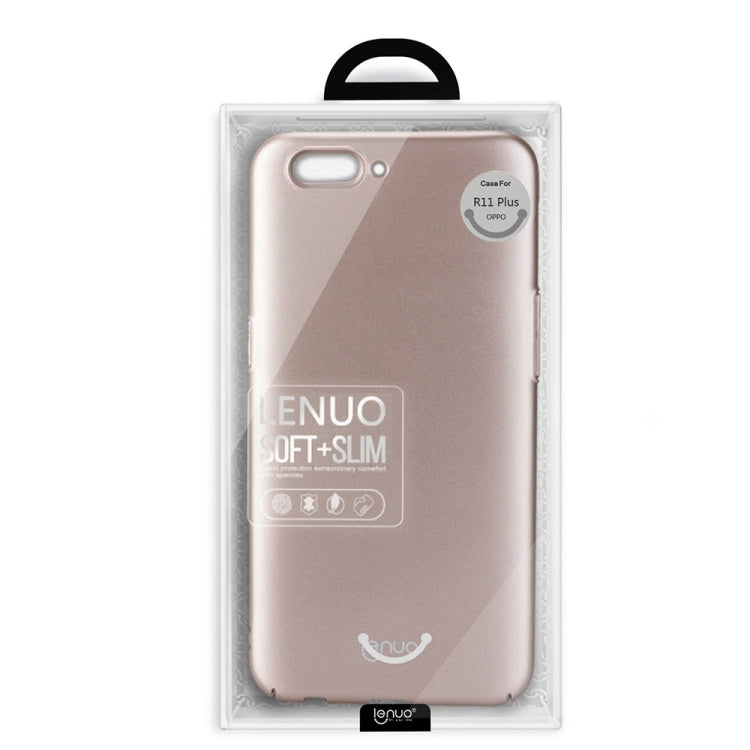 Lenuo for OPPO R11 Plus PC Ultra-thin Impact Protection Case