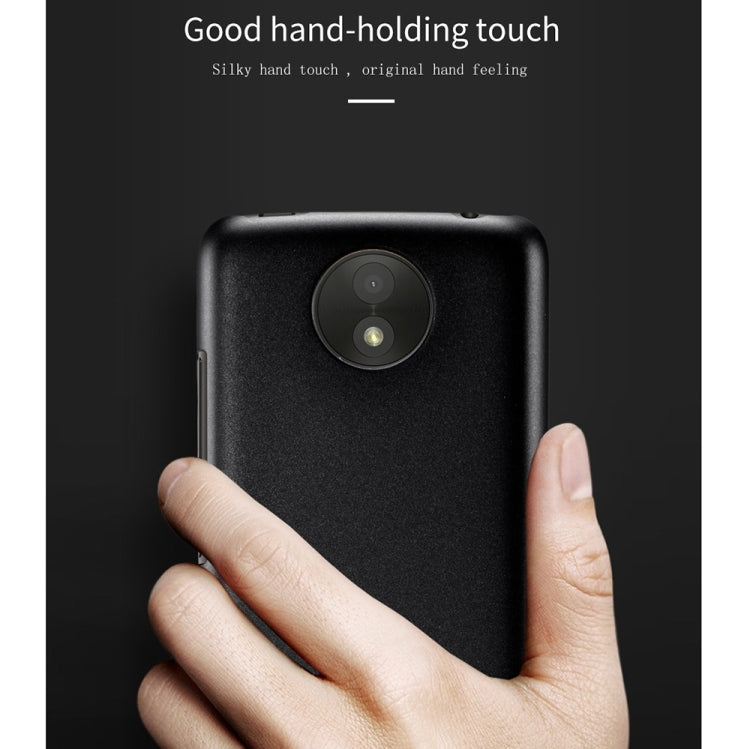 Lenuo for Motorola Moto C Plus PC Ultra-thin Impact Protection Case(Gold)