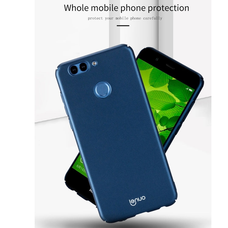 Lenuo for  Huawei nova 2 Plus PC Ultra-thin Impact Protection Case (Blue)