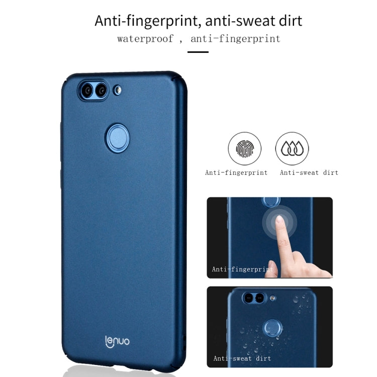 Lenuo for  Huawei nova 2 Plus PC Ultra-thin Impact Protection Case (Blue)