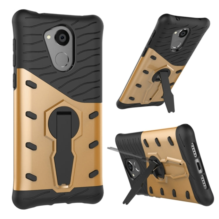 For Huawei  Honor 6C Shock-Resistant 360 Degree Spin Sniper Hybrid cover TPU + PC Combination Case with Holder