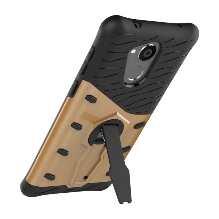 For Huawei  Honor 6C Shock-Resistant 360 Degree Spin Sniper Hybrid cover TPU + PC Combination Case with Holder