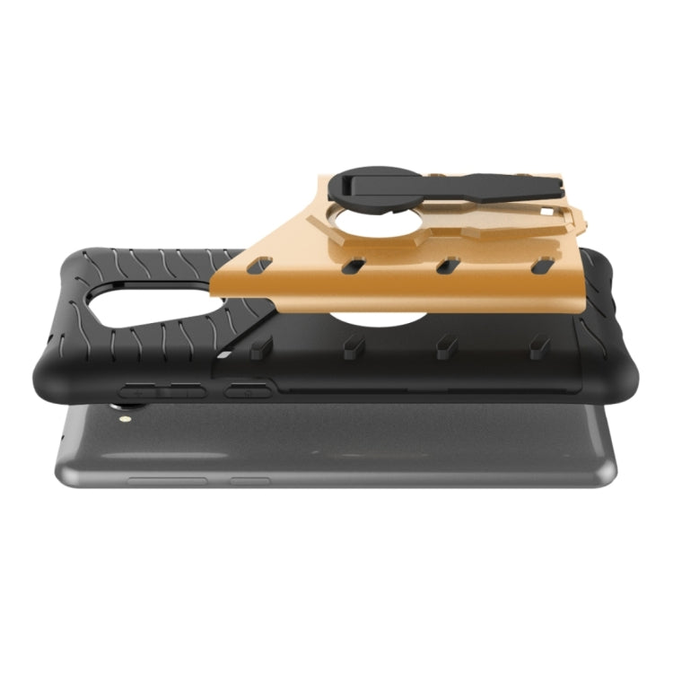 For Huawei  Honor 6C Shock-Resistant 360 Degree Spin Sniper Hybrid cover TPU + PC Combination Case with Holder