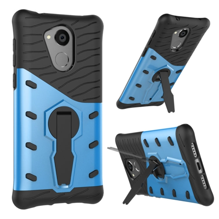 For Huawei  Honor 6C Shock-Resistant 360 Degree Spin Sniper Hybrid cover TPU + PC Combination Case with Holder